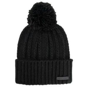 NWOT Rebecca Minkoff Pompom Black Knit Beanie